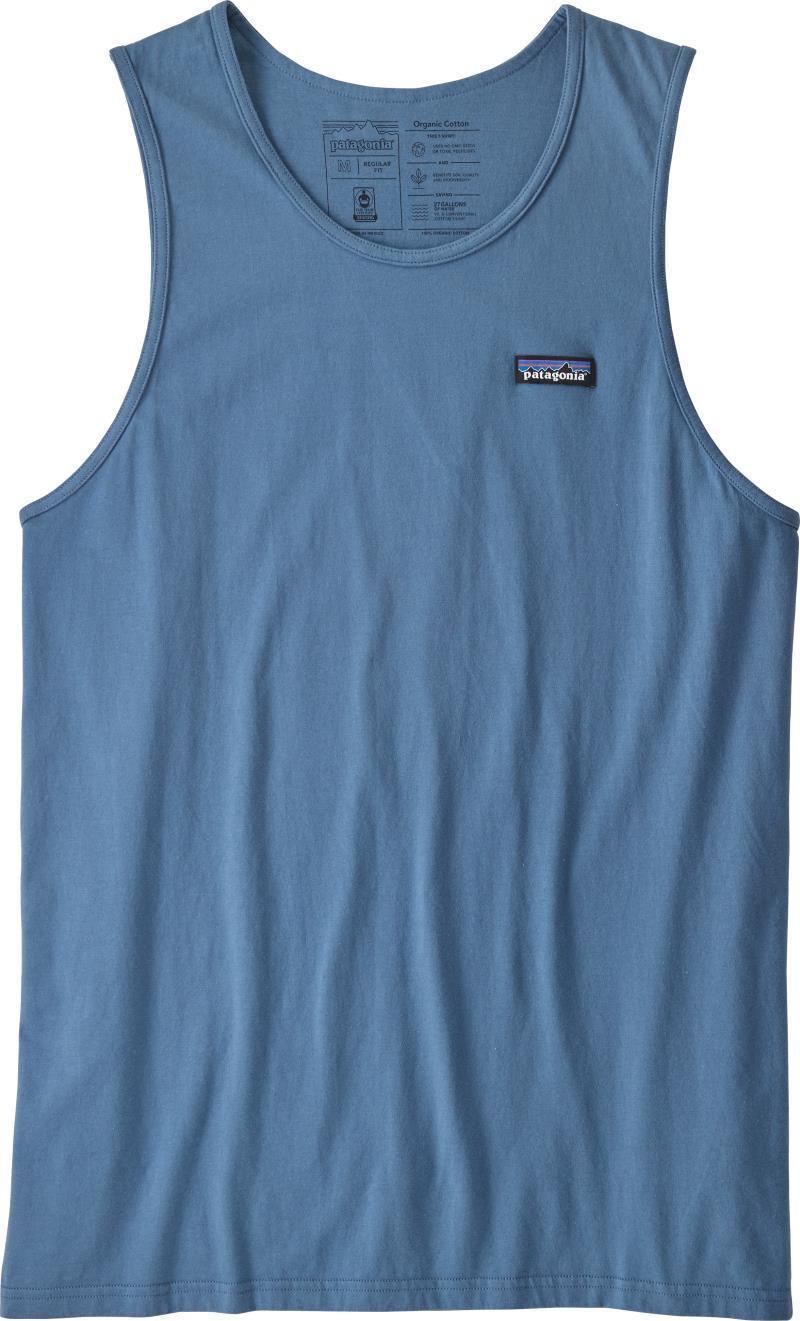 P-6 Label Organic Tank - Mens - Pigeon Blue 1