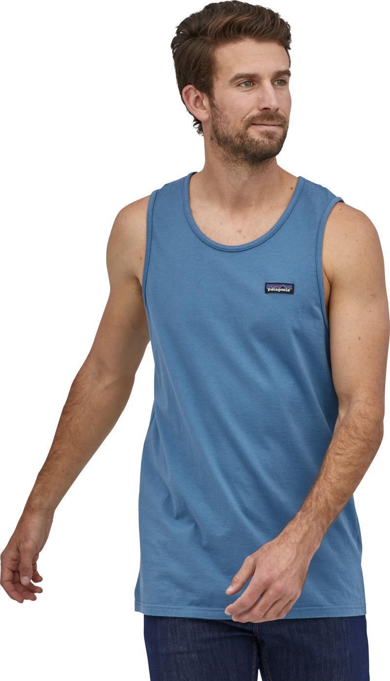 P-6 Label Organic Tank - Mens - Pigeon Blue 2