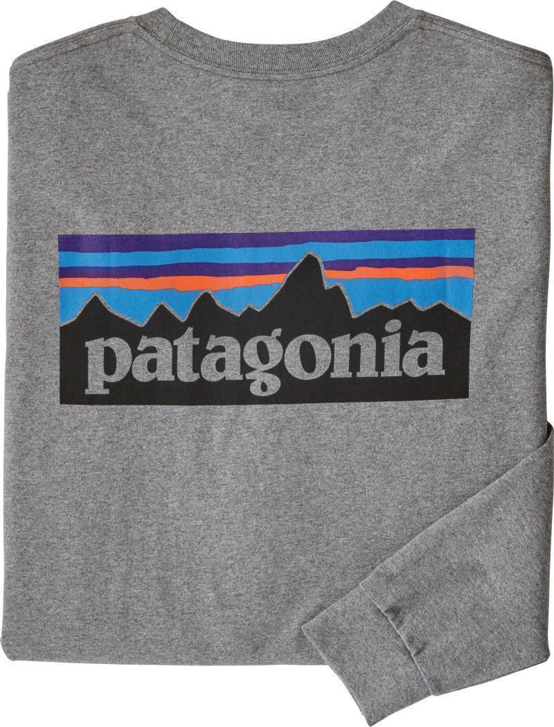 P-6 Logo Responsibili-Tee LS - Mens - Gravel Heather 1