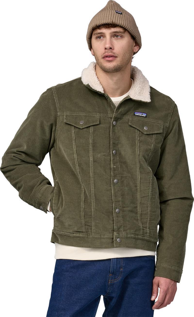 Pile Lined Trucker Jacket - Mens - Basin Green 2