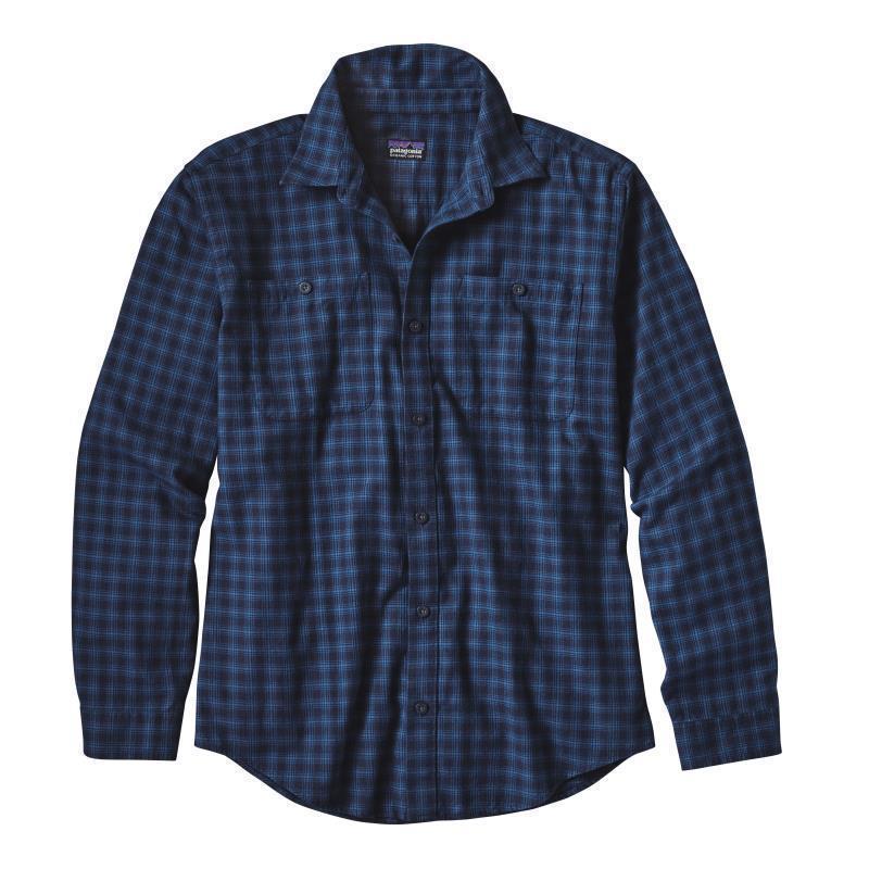 Pima Cotton LS Shirt - Mens (Prior Season) - Blocked Out / Glass Blue 1