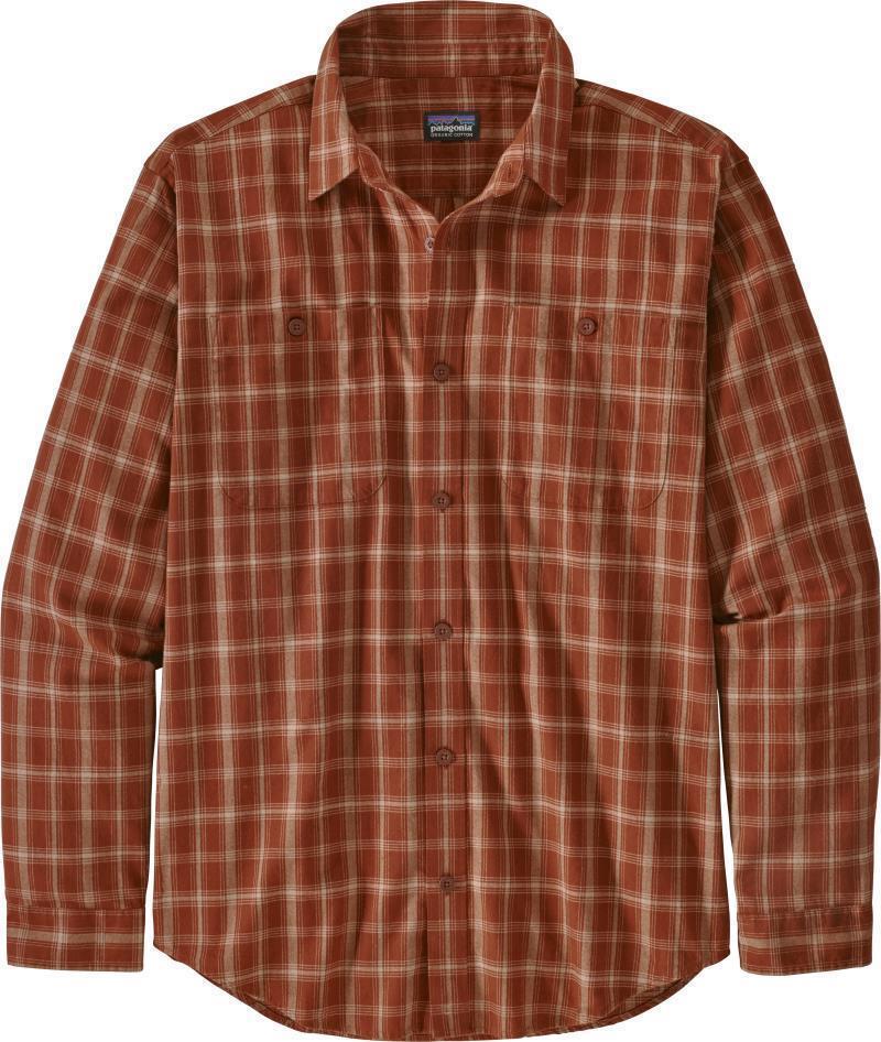 Pima Cotton LS Shirt - Mens (Prior Season) - Bushel / Barn Red 1