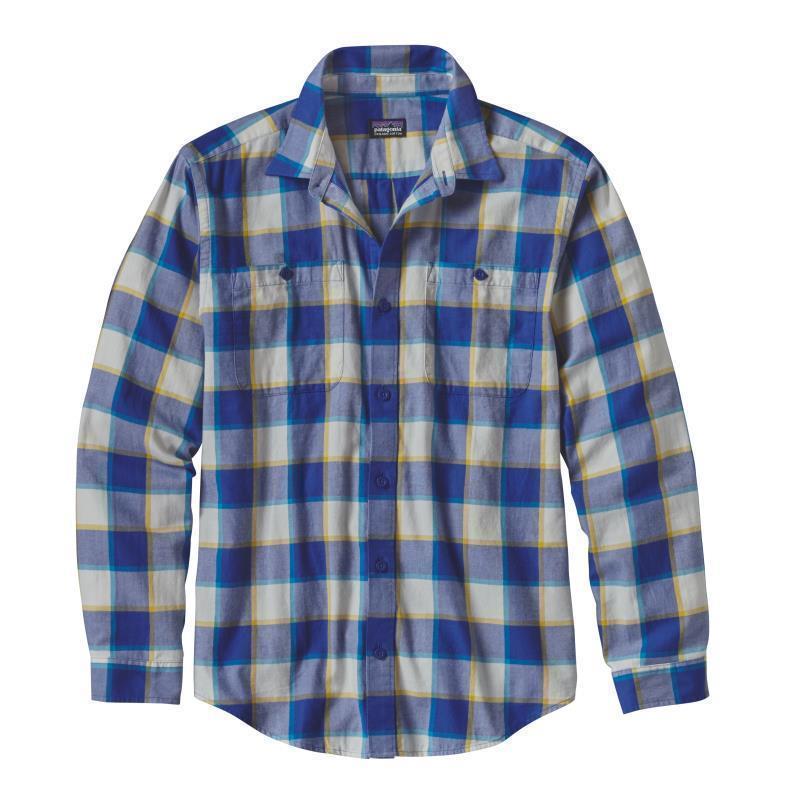 Pima Cotton LS Shirt - Mens (Prior Season) - Crossed Branches / Harvest Moon Blue 1