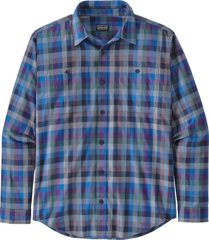 Pima Cotton LS Shirt - Mens (Prior Season) - Grazing / Alpine Blue 1
