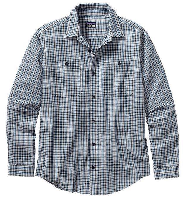 Pima Cotton LS Shirt - Mens (Prior Season) - Harding / Navy Blue 1