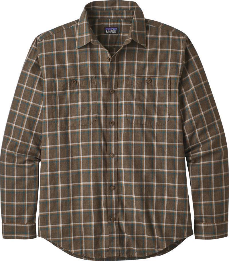 Pima Cotton LS Shirt - Mens (Prior Season) - Ridgeline / Logwood Brown 1