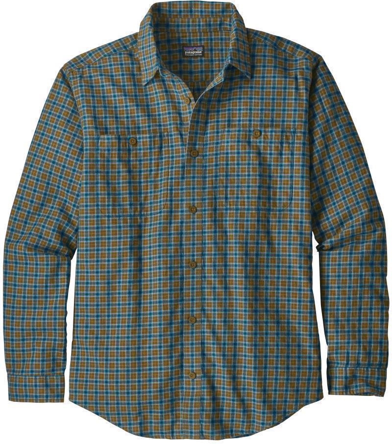 Pima Cotton LS Shirt - Mens (Prior Season) - Sticks / Lumi Blue 1
