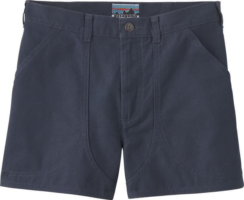 Regenerative Organic Certified Cotton Stand Up Shorts, 3.5" Inseam - Womens - Smolder Blue 1