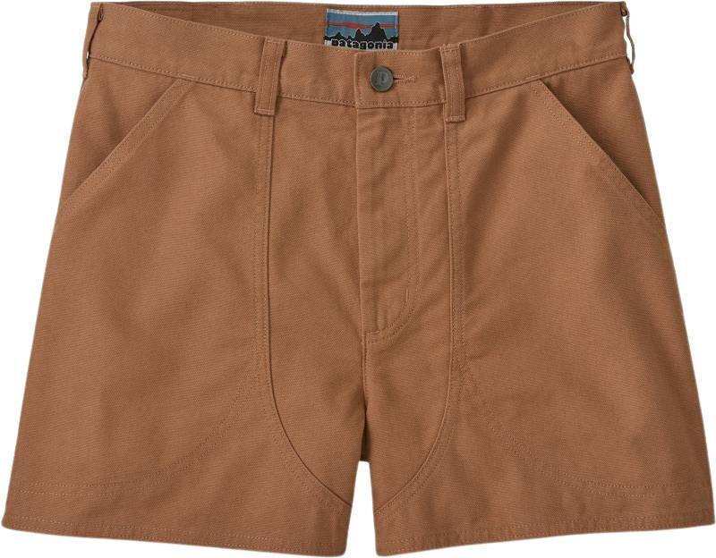 Regenerative Organic Certified Cotton Stand Up Shorts, 3.5" Inseam - Womens - Trip Brown 1