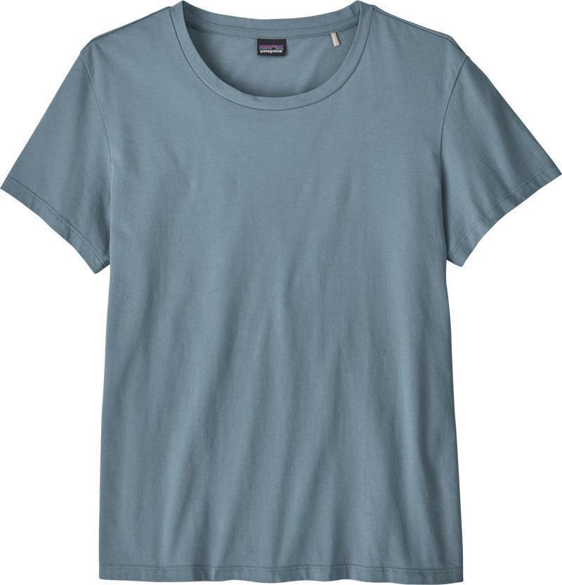 Regenerative Organic Certified Cotton Tee - Womens - Plume Grey 1