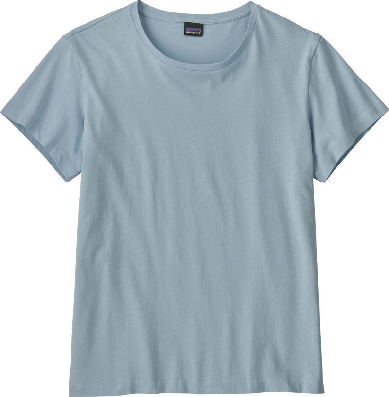 Regenerative Organic Certified Cotton Tee - Womens - Steam Blue 1