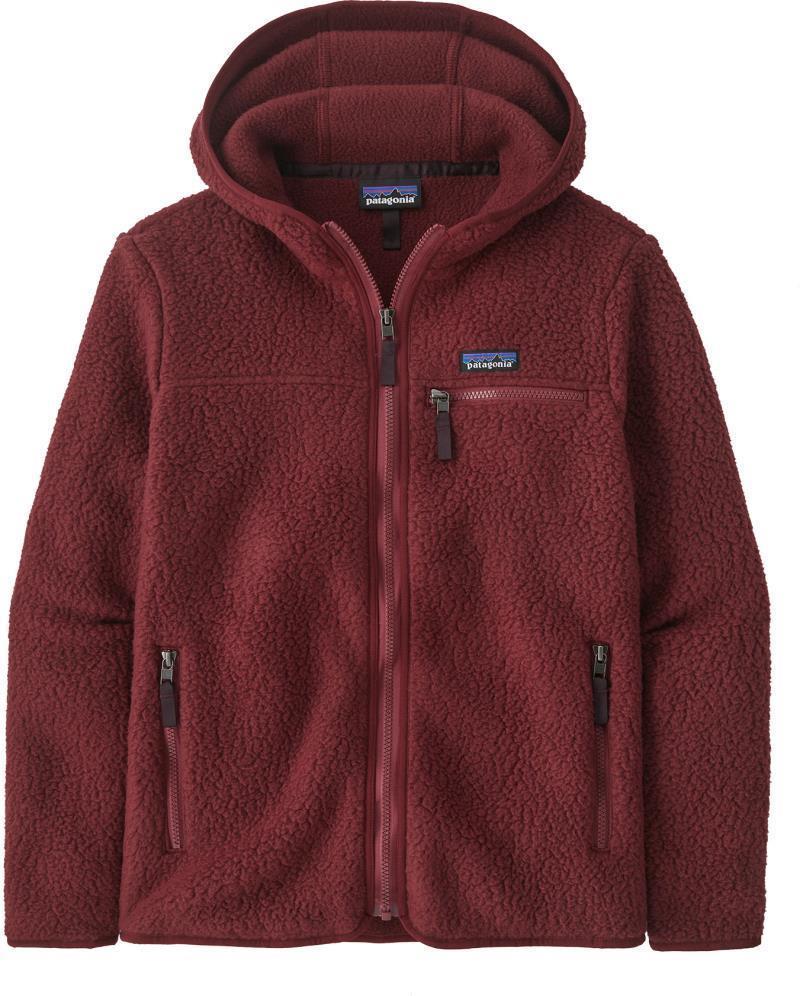 Retro Pile Hoody - Womens - Carmine Red 1