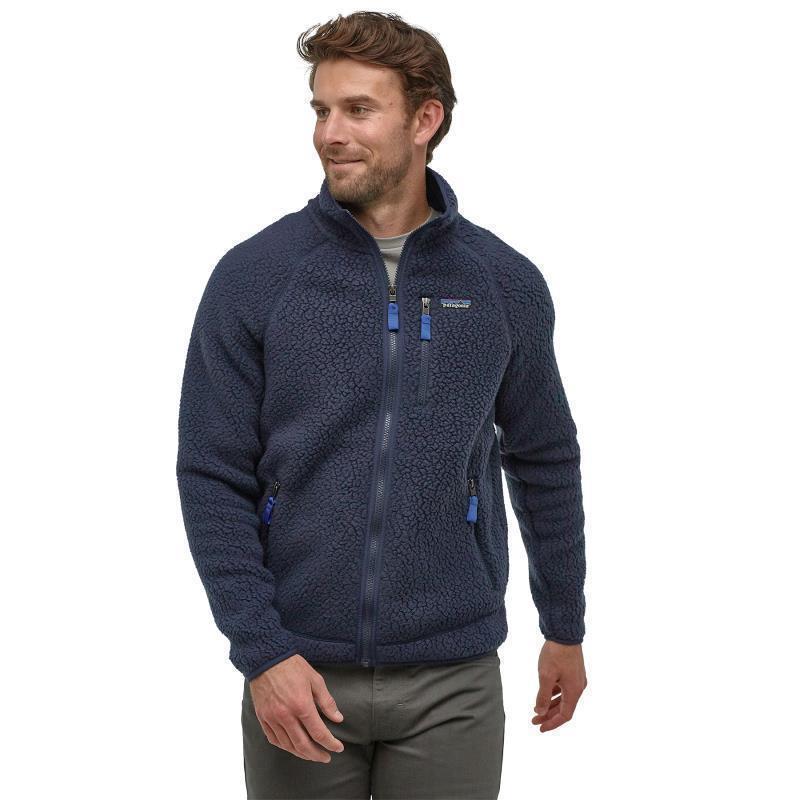 Retro Pile Jacket - Mens - New Navy 3