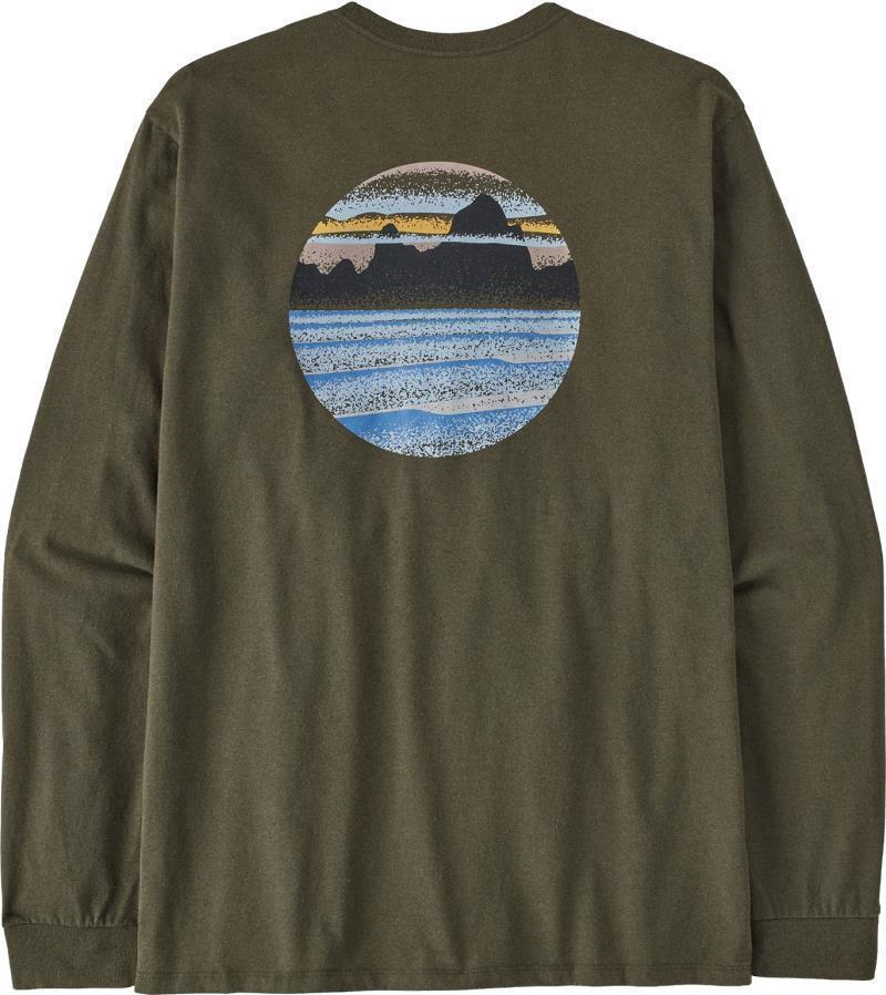 Skyline Stencil Responsibili-Tee LS - Mens - Basin Green 2