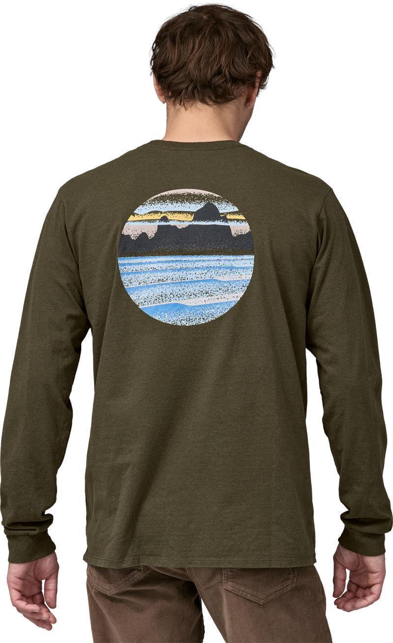 Skyline Stencil Responsibili-Tee LS - Mens - Basin Green 5