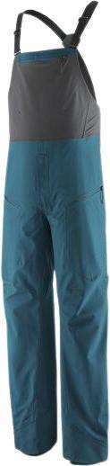 Snowdrifter Bibs - Mens - Wavy Blue 1