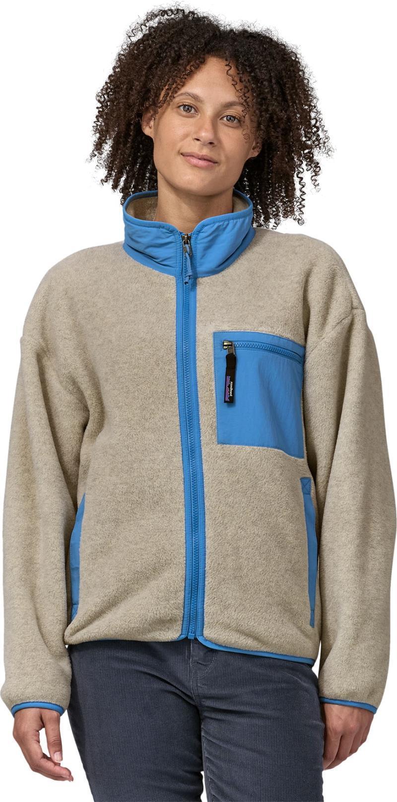Synchilla Jacket - Womens - Oatmeal Heather w/Blue Bird 2