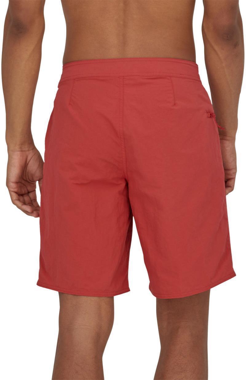 Wavefarer Boardshorts, 19" Outseam - Mens - Clean Currents Patch / Sumac Red 3