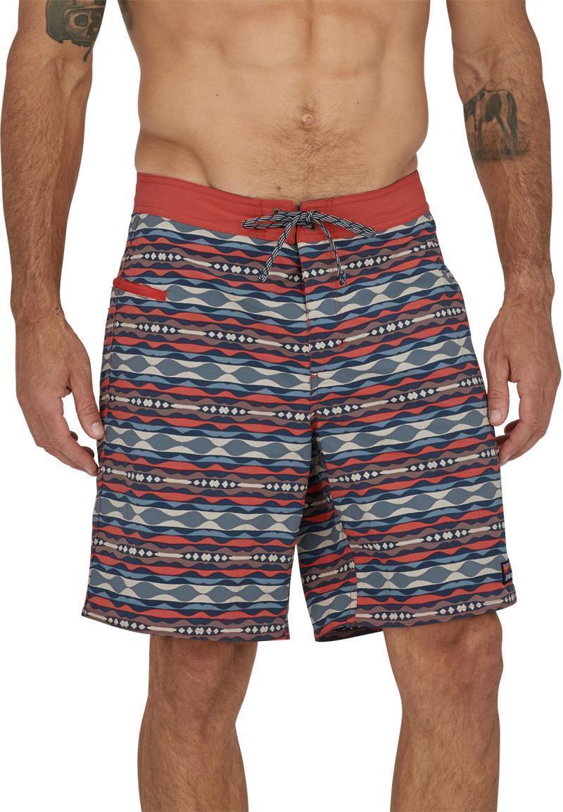 Wavefarer Boardshorts, 19" Outseam - Mens - Coast Highway Multi / Sumac Red 2