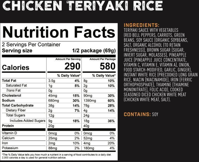 Chicken Teriyaki Rice - Not Applicable 2
