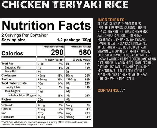 Chicken Teriyaki Rice - Not Applicable 2