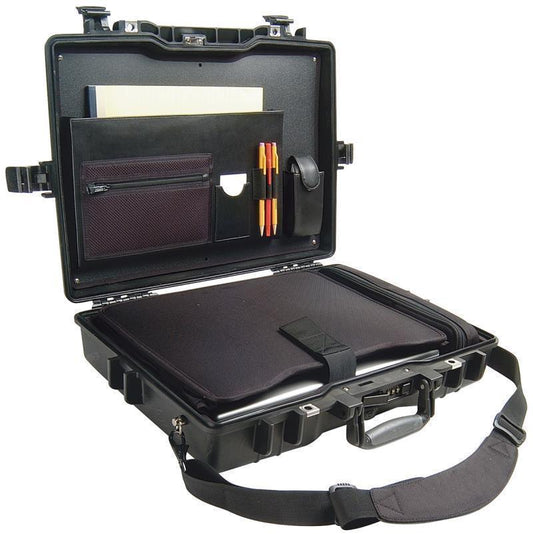 1495CC1 Laptop Case With Computer Sleeve and Lid Organizer - Black 1