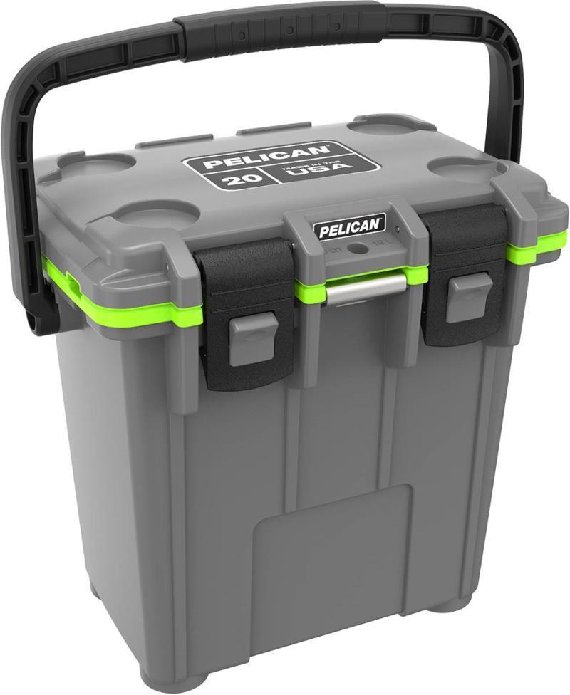 Elite Cooler 20QT - Dark Grey / Green 1