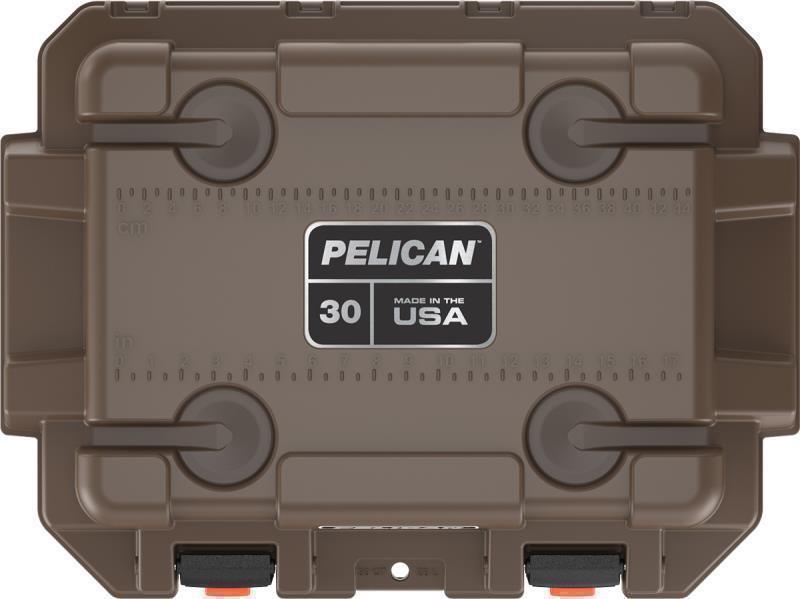 Elite Cooler 30QT - Brown / Tan 4