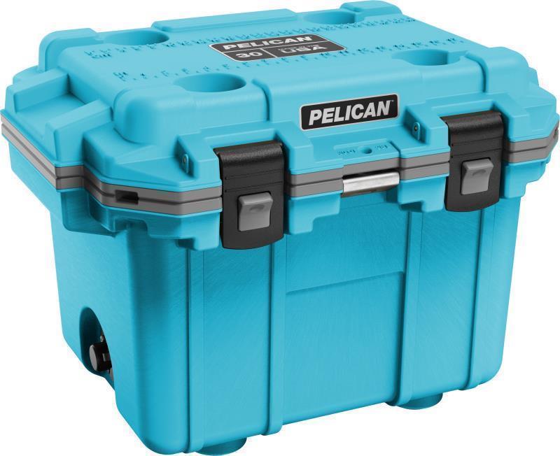 Elite Cooler 30QT - Cool Blue / Grey 2