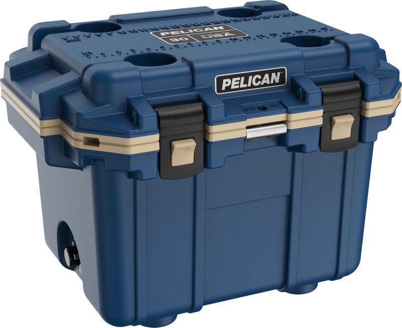 Elite Cooler 30QT - Pacific Blue / Coyote 2