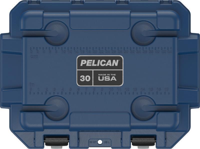 Elite Cooler 30QT - Pacific Blue / Grey 4