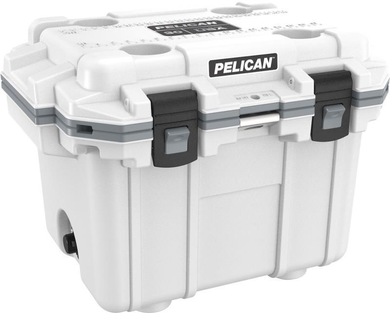 Elite Cooler 30QT - White / Grey 2