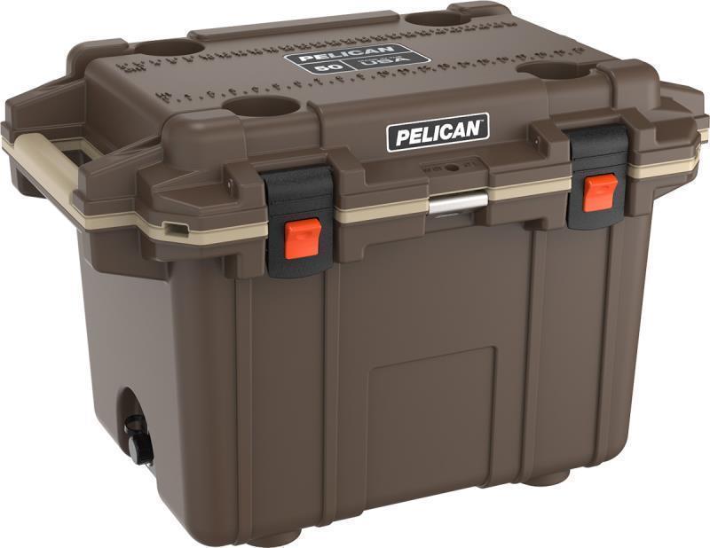Elite Cooler 50QT - Brown / Tan 1