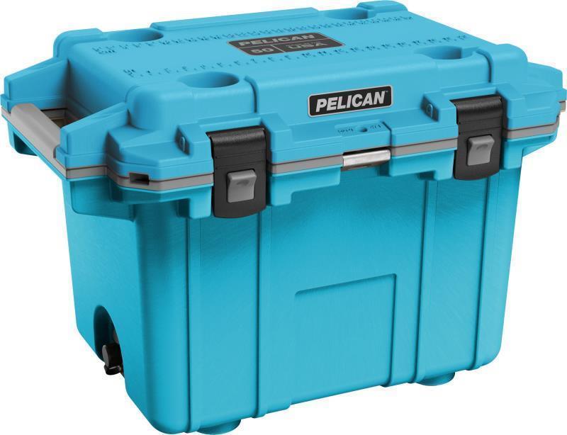 Elite Cooler 50QT - Cool Blue / Grey 1