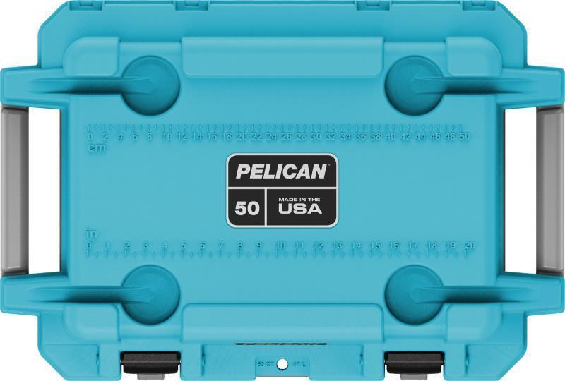 Elite Cooler 50QT - Cool Blue / Grey 4