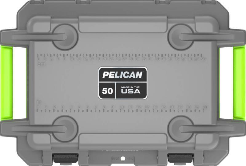 Elite Cooler 50QT - Dark Grey / Green 4