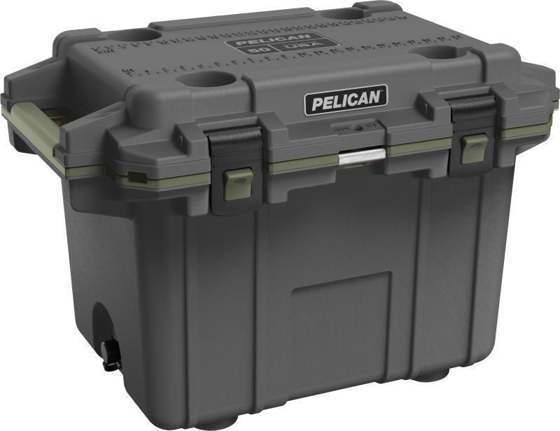 Elite Cooler 50QT - Gunmetal / OD Green 1