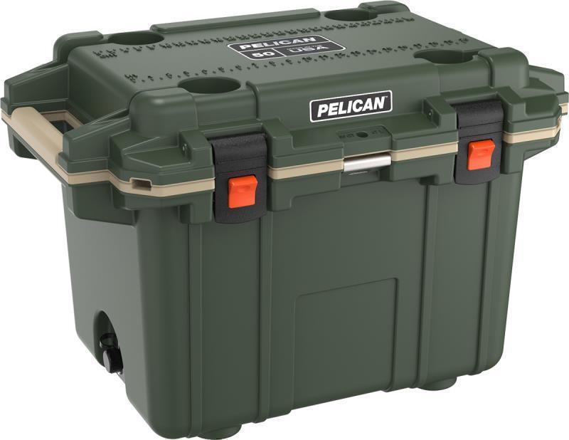 Elite Cooler 50QT - OD Green / Tan 1