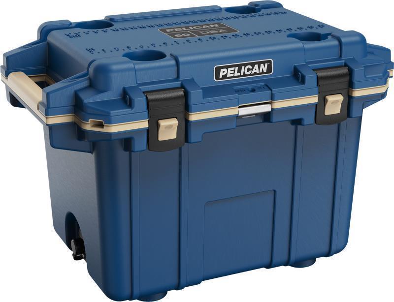 Elite Cooler 50QT - Pacific Blue / Coyote 1