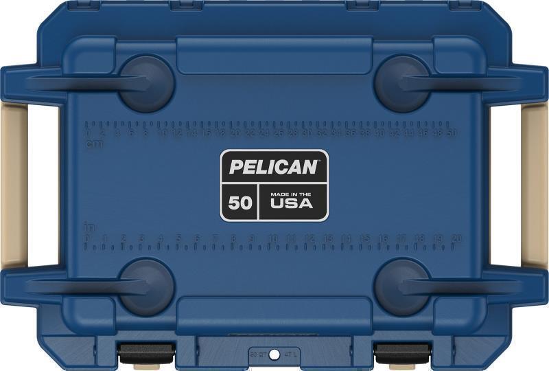 Elite Cooler 50QT - Pacific Blue / Coyote 4