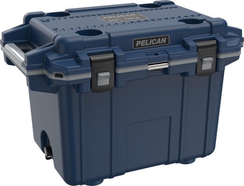 Elite Cooler 50QT - Pacific Blue / Grey 1