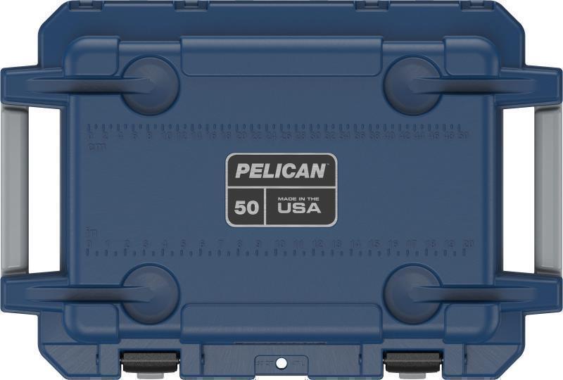 Elite Cooler 50QT - Pacific Blue / Grey 4