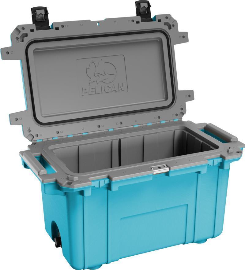 Elite Cooler 70QT - Cool Blue / Grey 2