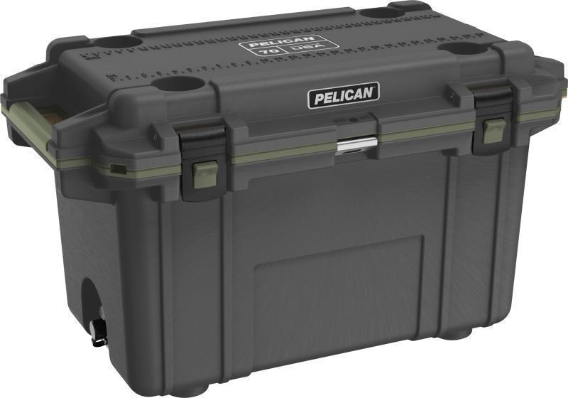 Elite Cooler 70QT - Gunmetal / OD Green 1