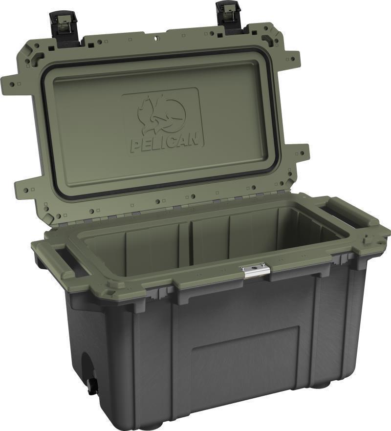 Elite Cooler 70QT - Gunmetal / OD Green 3