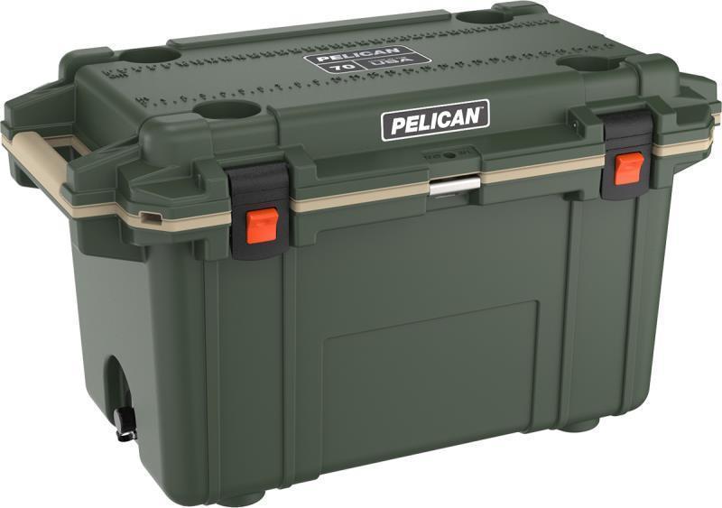 Elite Cooler 70QT - OD Green / Tan 1