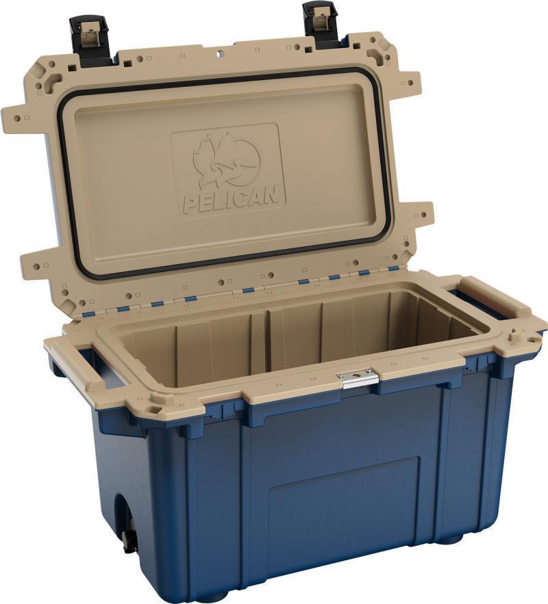 Elite Cooler 70QT - Pacific Blue / Coyote 3