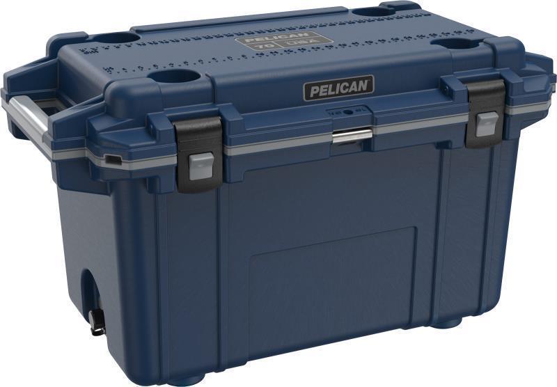 Elite Cooler 70QT - Pacific Blue / Grey 1