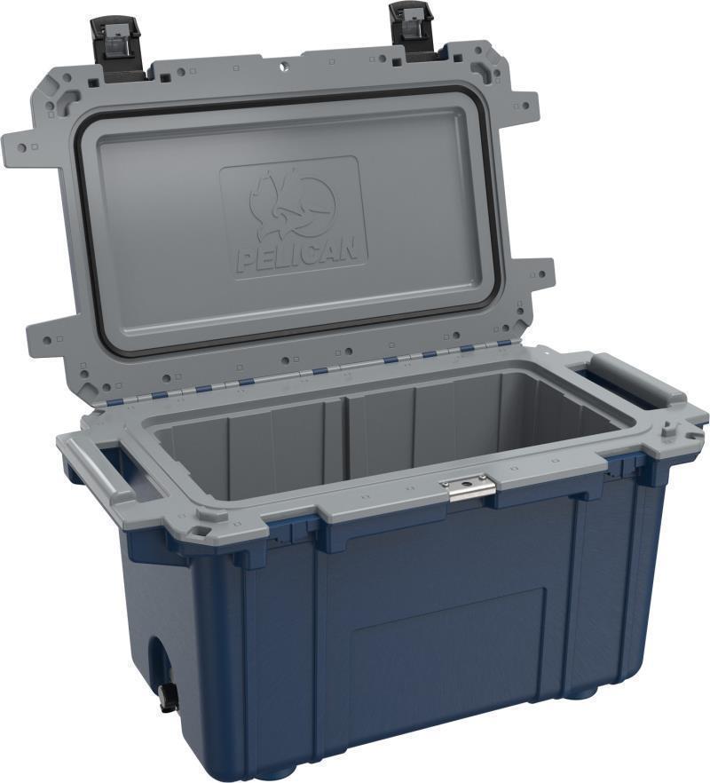 Elite Cooler 70QT - Pacific Blue / Grey 3