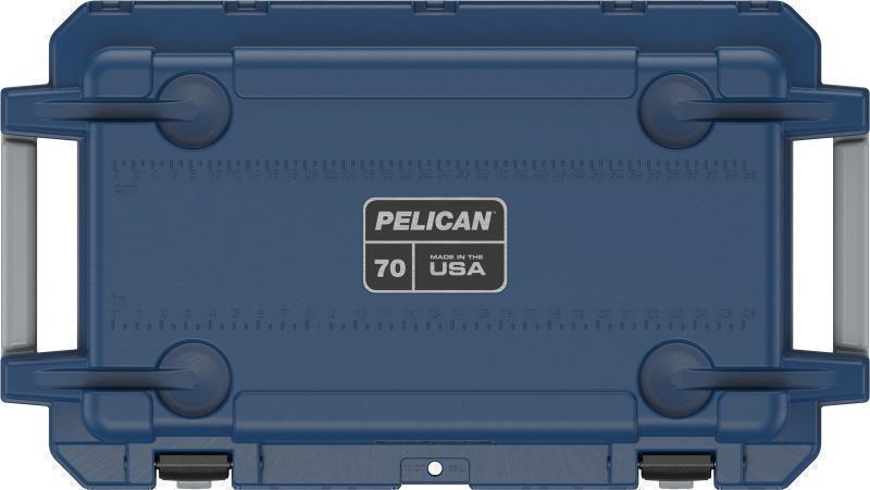 Elite Cooler 70QT - Pacific Blue / Grey 4